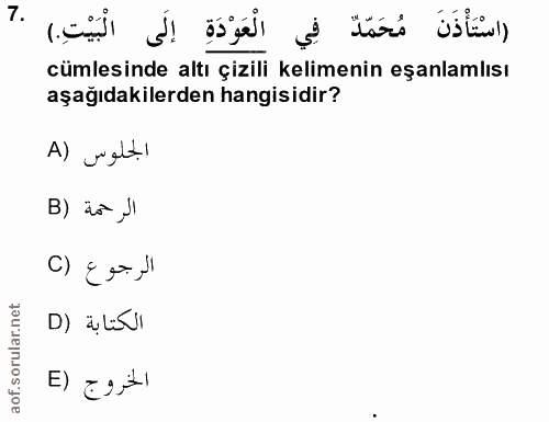Soru 7
