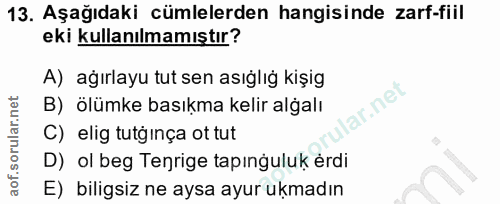 Soru 13