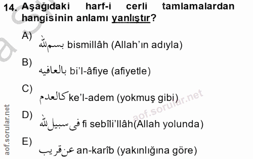 Soru 14