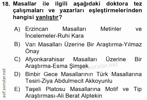 Soru 18