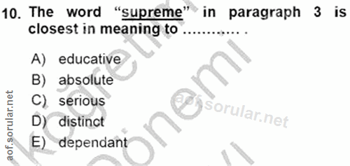 Soru 10