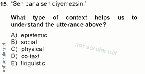 Soru 15