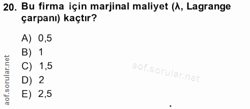 Soru 20