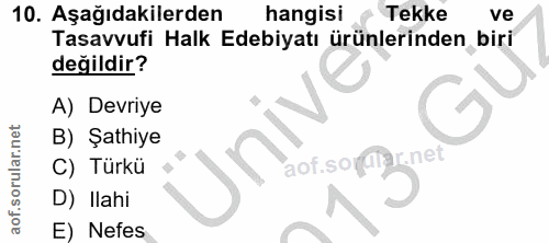 Soru 10