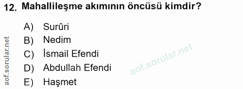 Soru 12