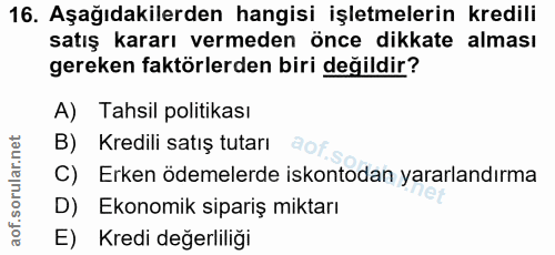 Soru 16