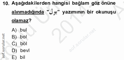 Soru 10