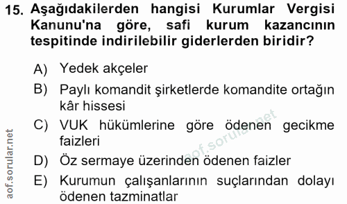 Soru 15