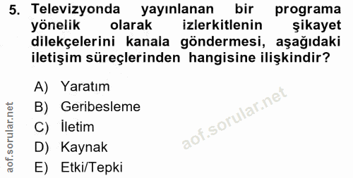 Soru 5