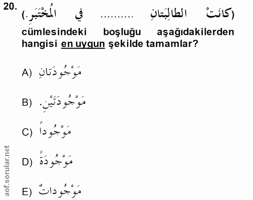 Soru 20