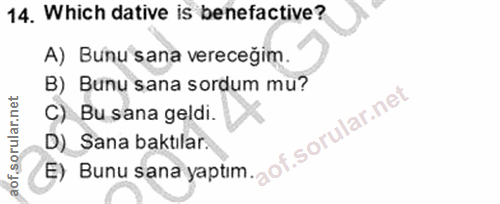 Soru 14