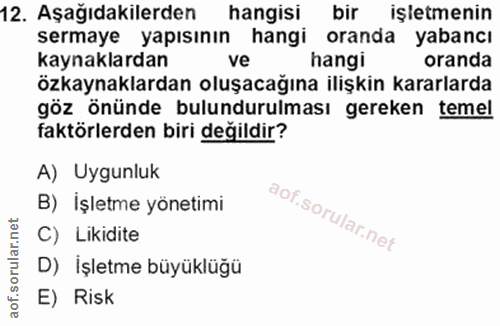 Soru 12