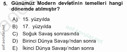 Soru 5