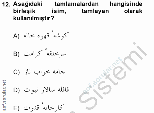Soru 12
