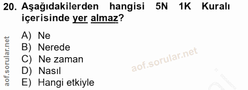 Soru 20