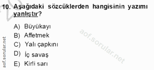 Soru 10