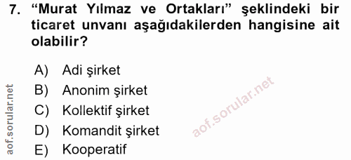 Soru 7