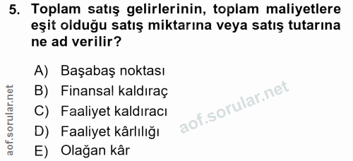 Soru 5