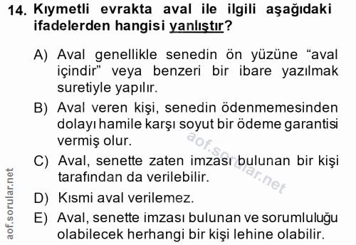 Soru 14