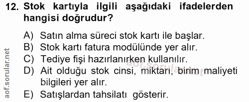 Soru 12