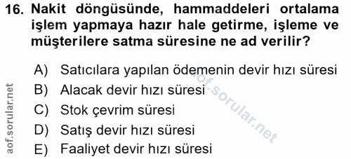 Soru 16