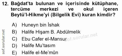 Soru 12