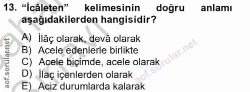 Soru 13