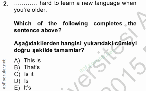 Soru 2