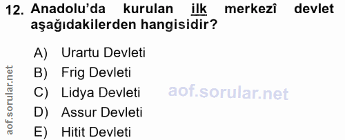 Soru 12