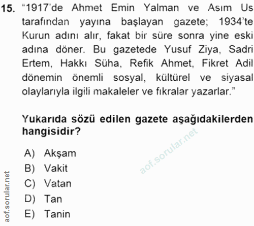Soru 15