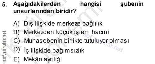Soru 5