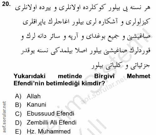 Soru 20