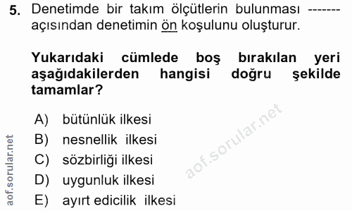 Soru 5