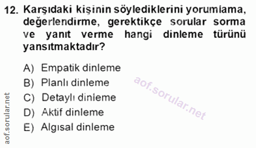 Soru 12