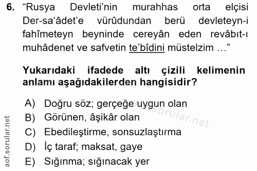 Soru 6