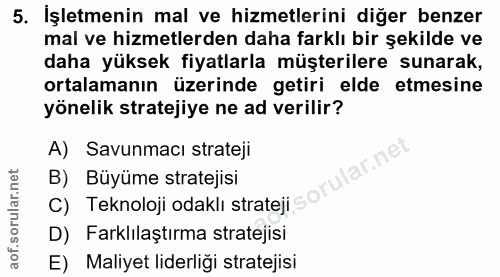 Soru 5