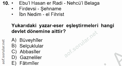 Soru 10