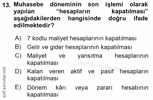 Soru 13
