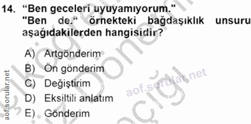 Soru 14