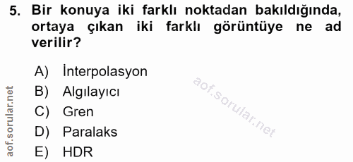 Soru 5