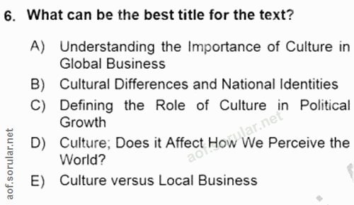 Soru 6