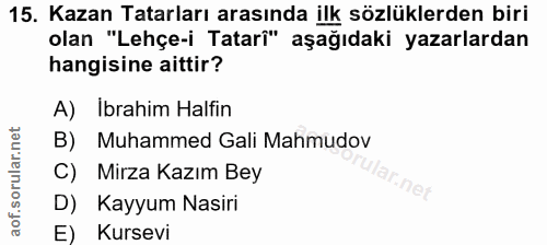 Soru 15