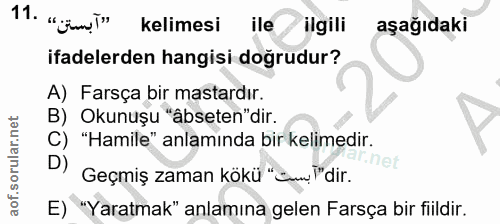 Soru 11