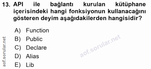 Soru 13