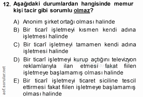 Soru 12