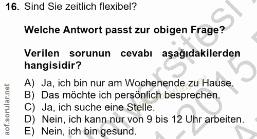 Soru 16