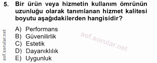 Soru 5