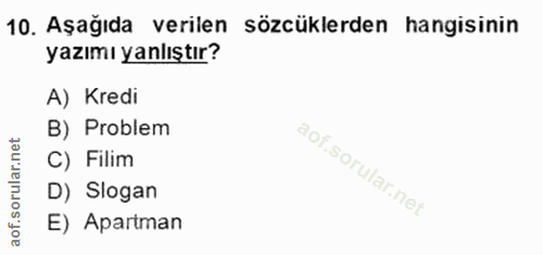 Soru 10