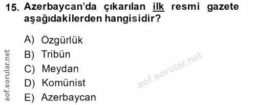 Soru 15