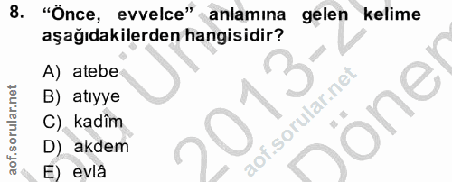 Soru 8